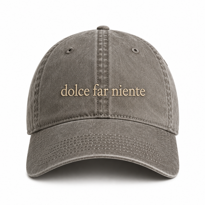 PRE-ORDER 'Dolce Far Niente' Adjustable Cap