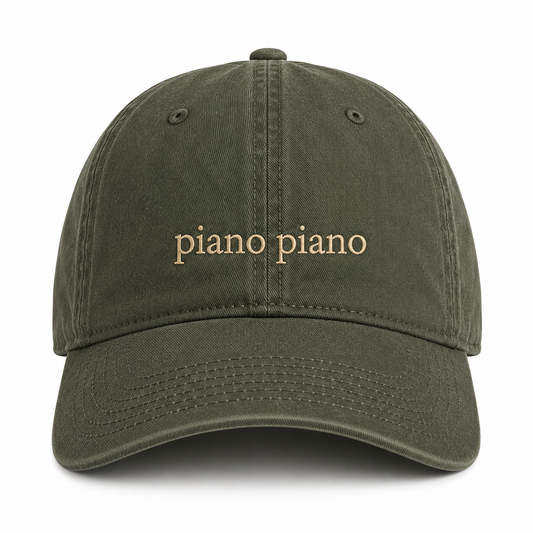 PRE-ORDER 'Piano Piano' Adjustable Cap