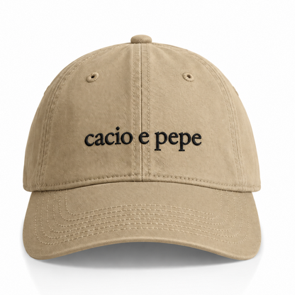 'Cacio e pepe' Adjustable Cap